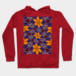 Glass Flower Pattern Hoodie